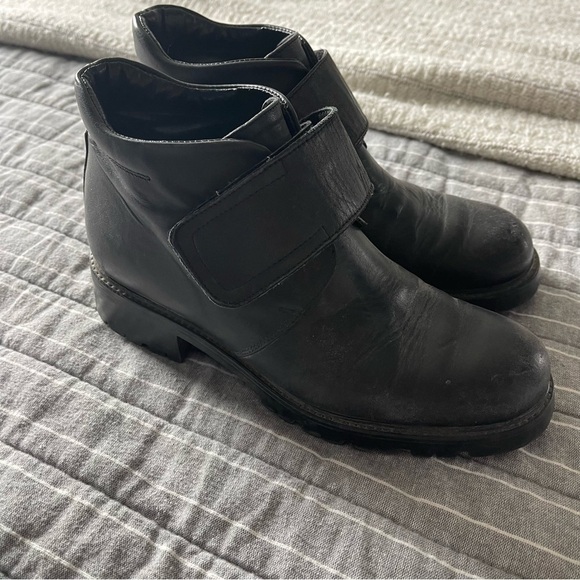 Leather Lug Sole Boots 8 - Picture 4 of 5